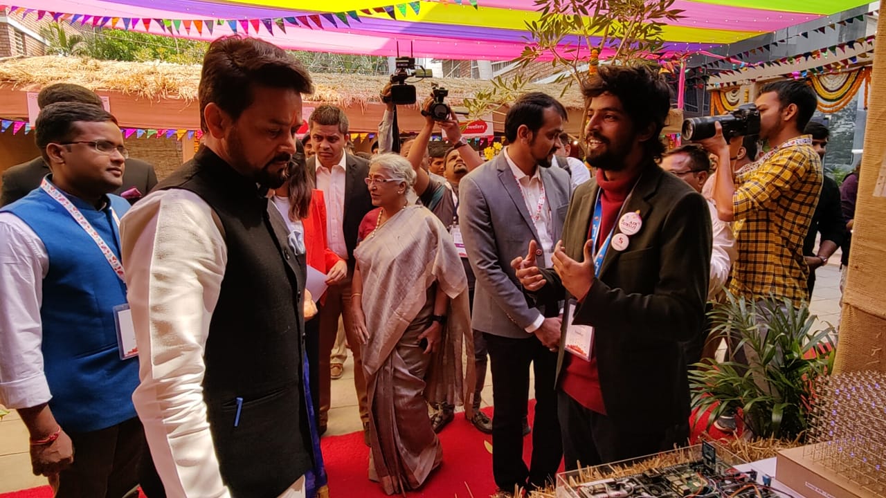 G20 Presidency of India – Y20 ( Youth Representative ) With Hon. Mr. Anurag Thakur, Minister of Youth affair, Sports and  Minister of Information and Broadcasting, India. ​